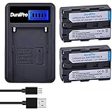 DuraPro 2Pcs NP-FM500H Battery   LCD USB Charger for Sony a99,a77,a58,a57,a65,a68,a200,a300,a350,a450,a500,a550,a560,a700,a850,a900 Cameras